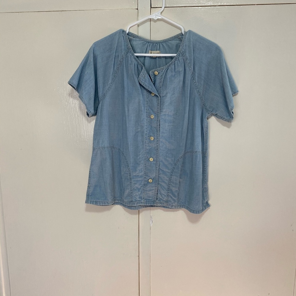 Madewell chambray top